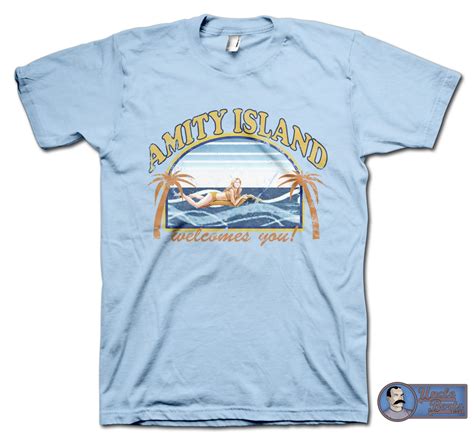 Jaws 1974 Inspired Amity Island T Shirt