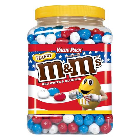 Product Of Mandms Red White And Blue Mix Peanut Chocolate Candy Value