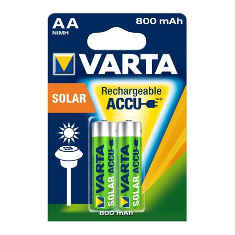 When buying solar garden lights you need to do just a little bit of work. 2 x VARTA SOLAR Accu AA Rechargeable Batteries 800 mAh HR6 ...