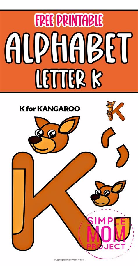 Free Printable Letter K Craft Template Letter K Crafts Free