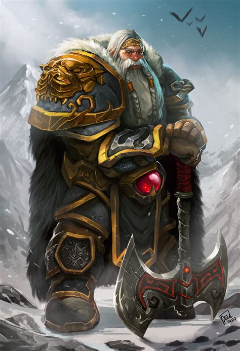 Dwarf Warrior Francell Garrote Fantasy Dwarf Fantasy Character