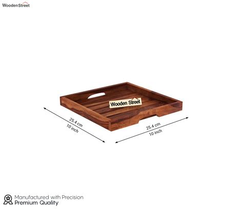 Buy Carrie Wooden Tray Set Of 2 Online In India At Best Price