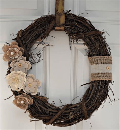 15 Minute Diy Rustic Wreath Project Our Home Made Easy