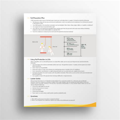 Fall Protection Toolbox Talk