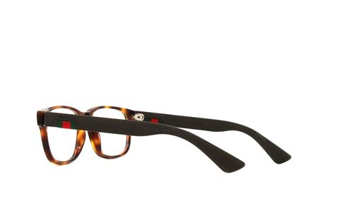 Gucci Gg 0011o 002 Havana Brown Rubber Optical Eyeglasses Nwt Gg0011o 53mm 889652047621 Ebay