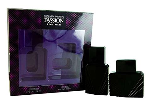 Passion By Elizabeth Taylor For Men Set Cologne Spray 4 Ounces And Aftershave 4 Ounces Perfume