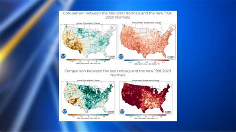 Noaa Releases New Climate Normals Spanning 1991 2020 Wcbd News 2