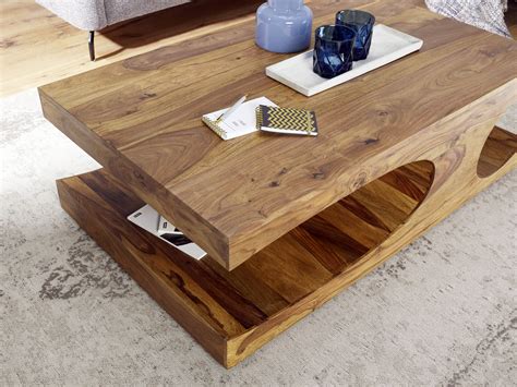 Das ausgewogene wirklich oft wird er nicht benutz aber mal ein cola glas oder eine tasse kaffee drauf gestellt, schon quillt er auf und das span vom holz ist überall. Wohnling Couchtisch Boha 118 cm WL1.521 aus Sheesham Massivholz #Wohnzimmer #Fernsehen # ...