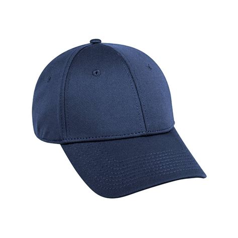 Plain Hats Flex Fitted Baseball Cap Hat Navy Blue