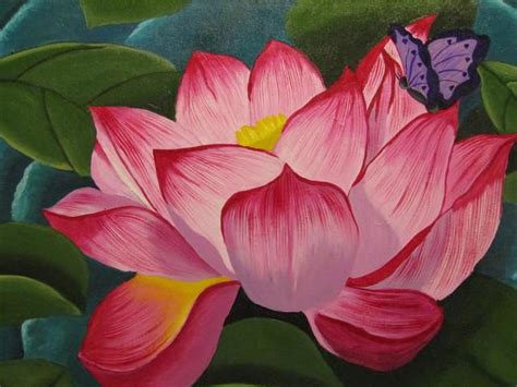 Lotusflowerflowersfloralbotanicalabstractcontemporarywall Art