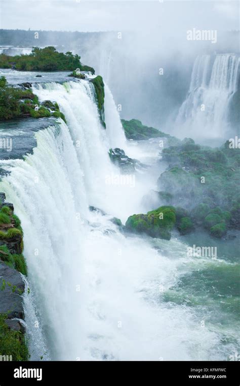 Iguassu Falls The Largest Series Of Waterfalls Of The World View From