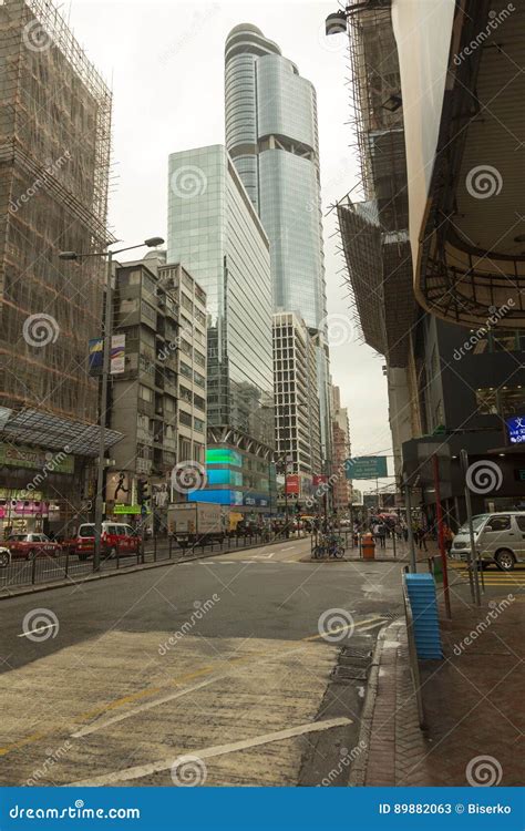 Mong Kok Area In Hong Kong Editorial Stock Photo Image Of Central