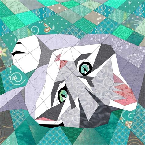 Squares and rectangles make up this quilt, making it an easy pattern. Cat on a quilt #2 in 2020 | Quilts, Paper pieced quilt ...