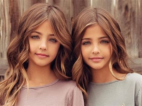 Eight Year Old Twins Dubbed ‘most Beautiful Girls In The World’ Twins Ava Marie And Leah Rose