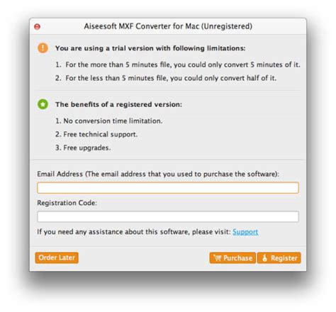 Upgrade To Aiseesoft Mxf Converter For Mac