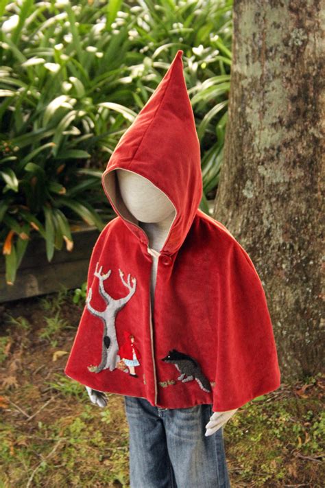 'suppose i take grandmother a fresh nosegay; Big Little: Little Red Riding Hood Cape