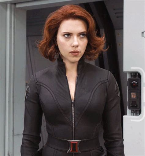 Scarlett Johansson Appears In Her Role As The Black Widow In This