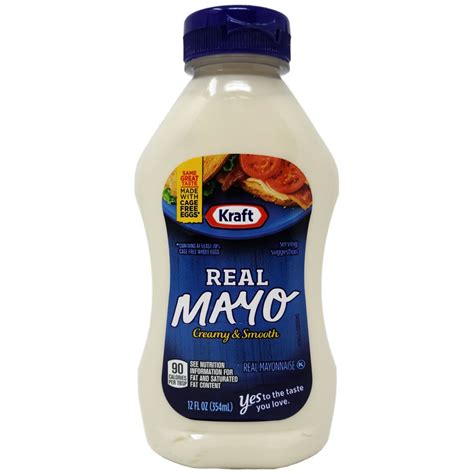 Kraft Real Mayo 12oz Cage Free Eggs Taco Mix Seasoning Nutrition