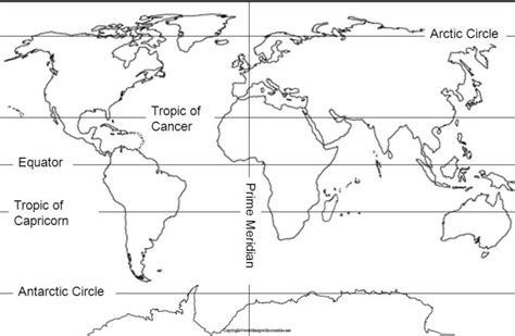 Free Printable World Map With Longitude And Latitude 70 World Map