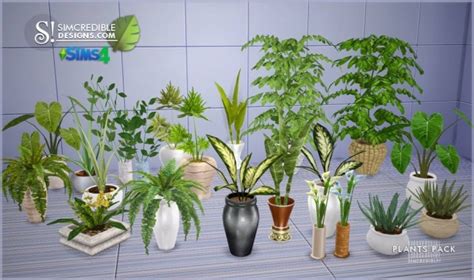 Plants Pack At Simcredible Designs 4 Sims 4 Updates