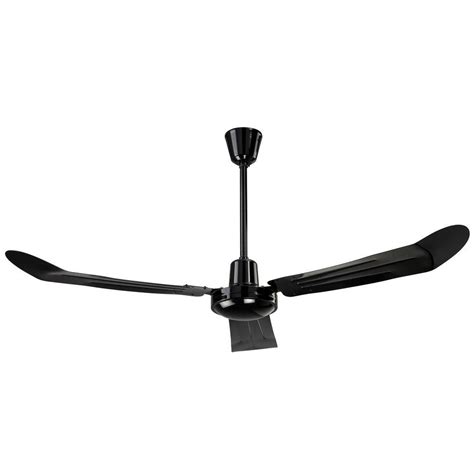 Home depot has some stellar deals on ceiling fans. Industrial 56 in. Loose Wire Black Ceiling Fan-CP56FRBK ...