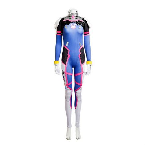Overwatch Ow Game D Va Dva Jumpsuit Outfits Cosplay Costume Halloween