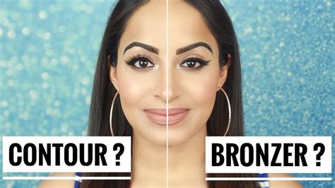 This applies wether you're using cream or powder products, just so ya know. Difference between Contouring and Bronzing for Beginners(हिन्दी)| Deepti Ghai Sharma - YouTube