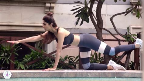Shilpa Shetty Kundras Latest Fitness Video Bollywood Yoga Fitness Video Youtube