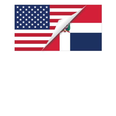 Half American Half Dominican Flag Mens Premium T Shirt Spreadshirt