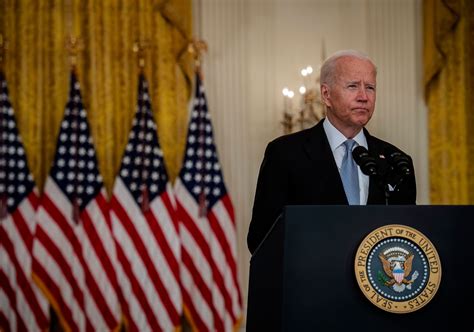 Military Leaders Are Briefing President Biden At The White House On The
