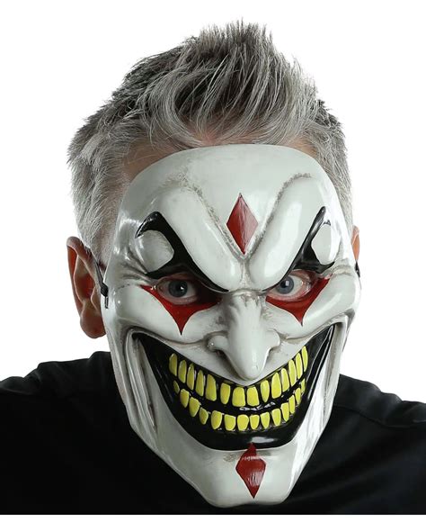 Evil Jester Horror Maske Halloween Halbmaske Horror Evil