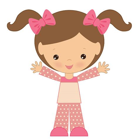 Girl In Pajamas Illustrations Royalty Free Vector Graphics And Clip Art