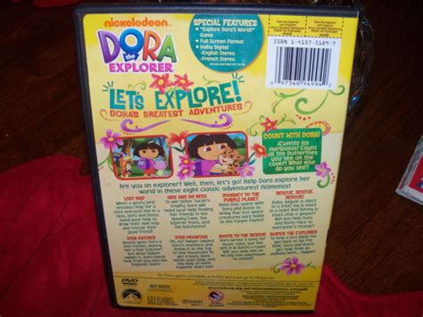 Dora The Explorer Lets Explore Doras Greatest Adventures Dvd 2010