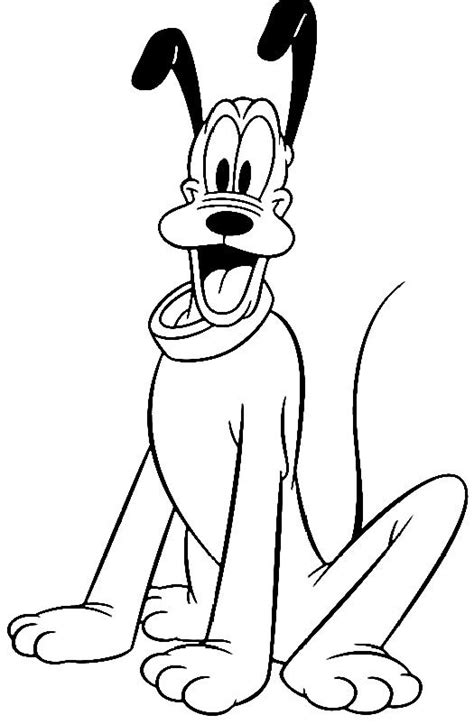 Disney Pluto Coloring Pages Coloring Books Coloring Pages Disney Colors