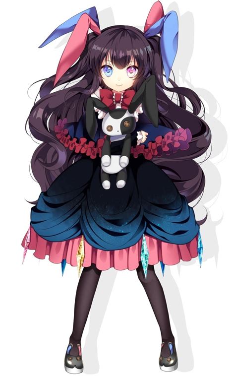 Bunny Anime Girl Background