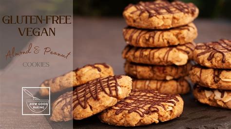 GLUTEN FREE VEGAN Almond Cookies Almond Peanut Butter Cookie Gluten