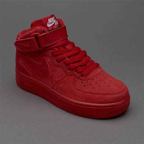 Boys Shoes Nike Sportswear Air Force 1 Mid Gym Redgym Red White