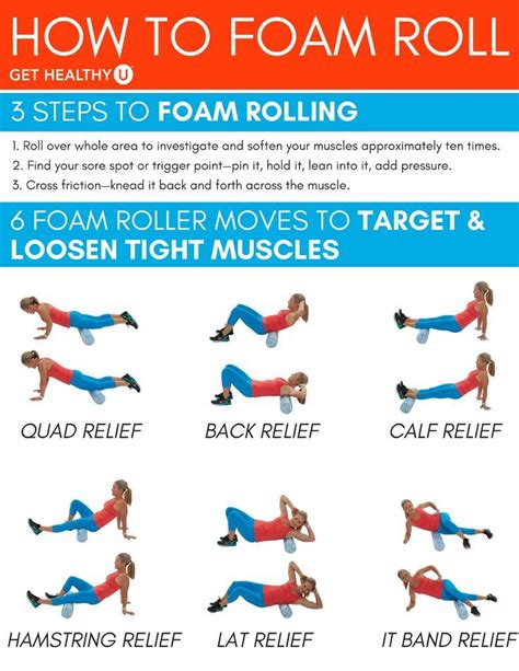 6 Foam Roller Moves To Loosen Tight Muscles Get Healthy U Foam Roller Tight Muscles Foam