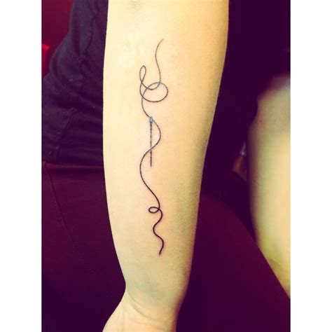My Sewing Tattoo Needle And Thread Sewing Tattoos Tattoos Body Art