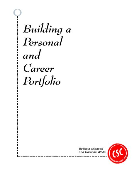 Professional Portfolio Cover Page Template Images Career Portfolio Free Word Template