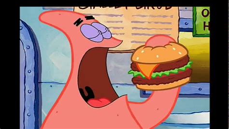 I Bet You Cant Eat A Krabby Double Deluxe In One Bite Youtube