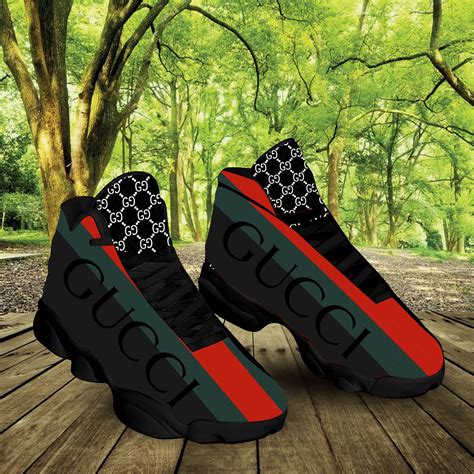 Gucci Stripe Air Jordan 13 Sneakers Shoes Hot 2022 Ts For Men Women