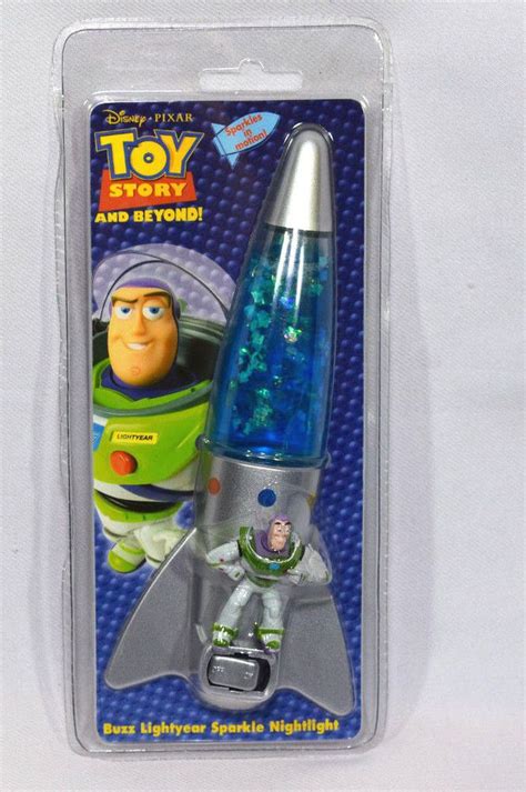 Disney Toy Story Buzz Lightyear Sparkle Nightlight Spaceship Blue