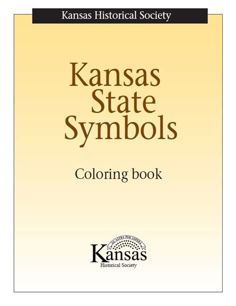 Kansas State Symbols Coloring Book With Images Kansas Day Kansas