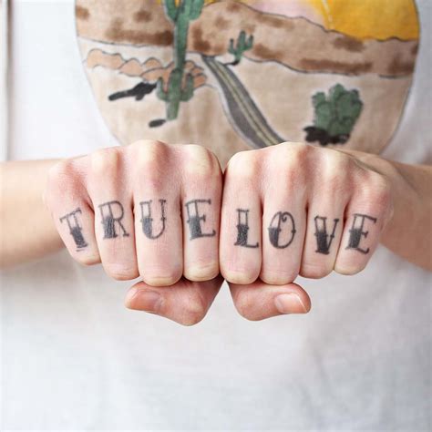 Knuckles Traditional Tattoo Set Tattoo Icon