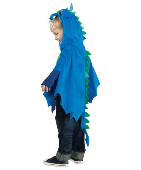 Kids Wacky Dragon Hooded Cape Toddler Unisex Accessory