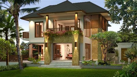 gambar rumah modis update contoh desain rumah villa minimalis modern