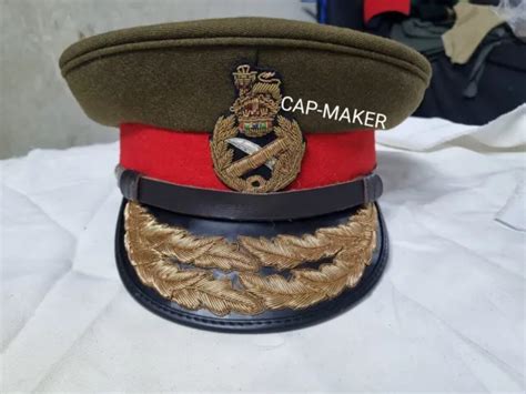 WW2 BRITISH ARMY General Officer S Uniform Peaked Cap Hat 61 57