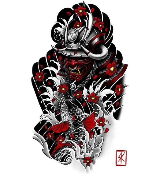 Irezumi Sleeve Tattoo Sketch Made For Truegritjj Thank You For Your