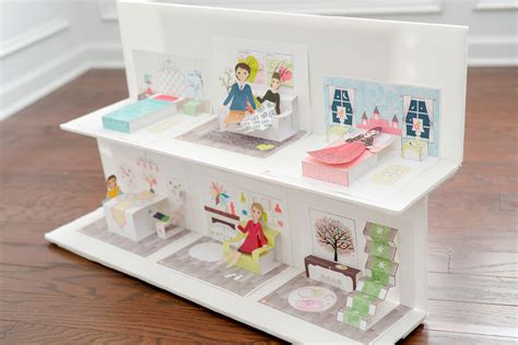 Creative Paper Craft Dollhouse And Dolls